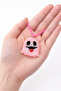 Halloween Ghost Necklace Pink Chain 60 cm Unisex Special Design - 4
