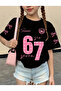 Six Seven Printed Girls' T-Shirt with a Surprise Gift |   Premium Quality - 3