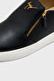 Leather Zipper Detailed Sneaker Shoes Men's Shoes Rm60020 - 4