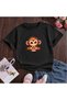 Heart Making Monkey Printed 100% Cotton Crew Neck Kids Unisex T-Shirt 5 6 -7 8-9 10 -11 12 Years Old
