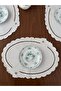 Oval - American Service Plate - Cream Color 35X49 cm 1 Piece