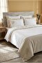 Silva 100% Cotton Embroidered and Ruffled 6 Piece Double Duvet Cover Set