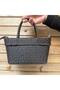 Women's Black Hand and Shoulder Bag with Cross Strap for Daily Stylish Use - 6