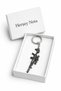 Unisex Metal Rifle Figured Keychain Silver Color Durable Design - 3