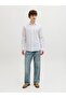 Jjesummer Linen Blend Men's Linen Blended Long Sleeve Shirt Summer - 3