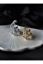 Zircon Stone 4 Row Cartilage Earrings - 2