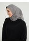 Turkish Mini Gauze Veil |   Dark Gray - 3
