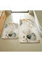 Leaf Patterned 2-Piece Mat Set M100