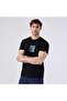 6Sm5025-Bk Crew Neck Men's T-Shirt - Black - 2