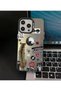 iPhone 13 Pro Max Compatible Disco Ball Print Pattern Shock Absorbing Phone Case Mk01A - 4