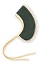 Vintage Style Khaki Green Girl's Collar with Ribbon - 2