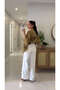 Wiol White Wide Leg Jean - 3
