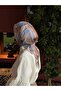 Cotton Soft Roza Pattern Scarf-Cloud/Brown - 7