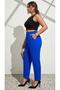 Women's Large Size Striped Fabric Trousers 6228-24 - 4