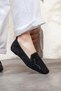 Women's Stone Detailed Knitwear Ballerina - 3