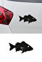 Fish Silhouette Car Window Sticker - Fisherman Sticker - Auto Sticker 15X8Cm - 4