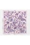 55X55 Purple Flower Bandana / Scarf - 2