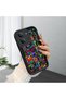 Redmi 15C 4G/5G Compatible Shockproof Camera Protected Black Silicone Stylish Print Case