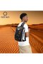 9281 Reflective Waterproof Anti-Theft Sling Bag with USB Port, Black - 2