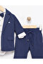 Baby Boy Blue Jacket, Pants, Snap Button Shirt, 3-6-9-12-18-24 Months Stylish Bow Tie 4-Piece Set - 4