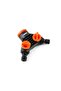 Double Tap Connector, Black/Orange - 2