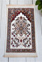 Carpet Prayer Rug Patterned Cream Prayer Rug – Classic Motif Non-Slip Base Prayer Mat