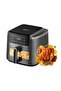 Digital Air Fryer, 9L, 1850W, Black - 2