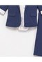 Baby Boy Blue Jacket, Pants, Snap Button Shirt, 3-6-9-12-18-24 Months Stylish Bow Tie 4-Piece Set - 6