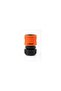 Automatic Coupling, 1/2 inches, Black/Orange - 6