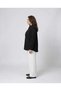 100% Modal Fabric Bow Tie Shirt Blouse - 3