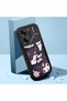 Tecno Pova 6/Pova 6 Pro Compatible Shockproof Camera Protected Black Silicone Stylish Print Case - 2