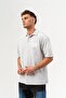 Stonepath Embroidery Detailed Polo Collar Oversize T-Shirt - 5