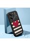 Tecno Pova 6/Pova 6 Pro Compatible Shockproof Camera Protected Black Silicone Stylish Print Case - 2