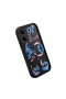 Vivo V60 Lite 4G/5G Compatible Black Silicone Stylish Print Case with Shockproof Camera Protection - 3