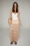 Honoria women's elastic waist and leg floral patterned baggy pants with inner shorts - 2