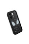 Oppo Reno14 Pro Compatible Shockproof Camera Protected Black Silicone Stylish Print Case - 3