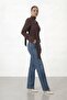 Tie-Up V-Neck Long Sleeve Blouse - 2