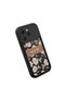 Tecno Spark 40 Compatible Shockproof Camera Protected Black Silicone Stylish Print Case - 3