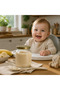 6 Glass Bottles (Multi-Purpose Use as Baby Food-Sauce-Hacamat Jars) 250 Cc with Gold Lid - 3