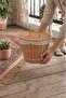 Wicker Potato and Onion Basket with Lid and Cloth - 28X23 cm Kitchen Organizer - 4