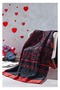 Double Cotton Blanket (180X220)-Gleam Love Black New