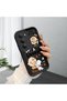 Redmi 15 4G/5G Compatible Black Silicone Stylish Print Case with Shockproof Camera Protection