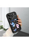 Tecno Pova 6/Pova 6 Pro Compatible Shockproof Camera Protected Black Silicone Stylish Print Case