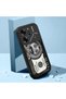 Tecno Pova 6/Pova 6 Pro Compatible Shockproof Camera Protected Black Silicone Stylish Print Case - 2