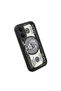 Vivo V60 Lite 4G/5G Compatible Black Silicone Stylish Print Case with Shockproof Camera Protection - 3