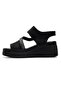 2613804Y Women's Genuine Leather Padded Sole Casual Sandals - 4
