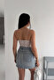 Women's White Rope Strap Lace Detail Bodysuit - 6