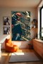 Pain Naruto Themed Wall Covering – Large Size Tapestry Wall Art Rug Pieces, Game Anime Movie Room Decor - 4