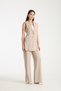 Stone Detailed Vest and Trousers Women's Set - 2