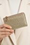 Sequined Stylish Women's Wallet Gold - 2